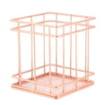 thumbnail image 1 of Organizador de escritorio y decoración para una gestión eficiente del espacio Solución de almacenamiento de hierro en oro rosa, 1 of 8