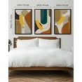 thumbnail image 5 of Drsoum Large Boho Abstract Wall Art 24x36in3pcs Black Framed Modern Minimalist Luxury Gold Line Artwork Kitchen Dining Room Decor, 5 of 8