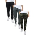 thumbnail image 1 of 3-Pack Men's French Terry Slim-Fit Jogger (Size, S-2XL), 1 of 10
