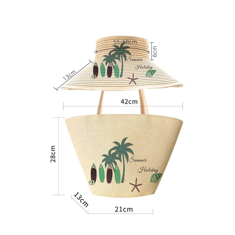 Straw Beach Tote & Sun Hat Bundle Mountain Hardwear | Accessories | Straw Beach Tote Sun Hat  main image 2