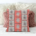 thumbnail image 2 of Amrita Sen Designs CAPL829BrCDS-ZP-20x20 20 x 20 in. Hamsa Hand Paisley Duo Broadcloth Indoor & Outdoor Zippered Pillow - Red & White, 2 of 4