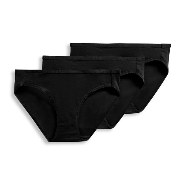Jockey Bikini à Logo Extensible en Coton Biologique pour Femmes - Lot de 3