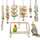 thumbnail image 2 of 7 Piezas Birds Parrot Chew Toys Birds Parrots Swing Toy para Pájaros Pequeños a Grandes Sunnimix Birds Parrot Chew Toys, 2 of 7