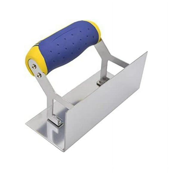 Drywall Corner Tool Concrete Edger, 6x2.5In Inside Corner Trowel Stainless Steel Sheetrock Corner Shaping Trowel Tool