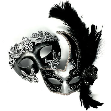 Couple Masquerade Masks Men Women Venetian Halloween Mardi Gras Cosplay Costume Ball Wedding Graduation Party Mask