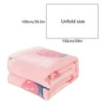 thumbnail image 3 of AuroraX Bed Sheets Flannel Red Flat Sheets,Cute Single Bed Sheet Sold-Separately, 3 of 7