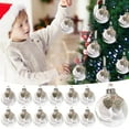 thumbnail image 4 of XMMSWDLA Clear Christmas Memorial Ornament Angel Feathers Ball A Piece of My Heart is in Heavens Memorial Pendant Gift Hung On The Christmas Tree, 4 of 6