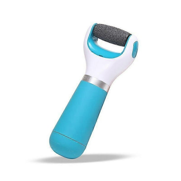 Scholl Velvet Smooth Roll Professional Electric Pedicure Roller for Dry Skin Blue, 1 (Pack of 1)
