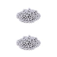 thumbnail image 1 of Bearachild 200 piezas cuentas espaciadoras electrochapa mano de obra 6mm joyería encanto collar fabricación DIY accesorios artesanía suministros blanco blanco 2piezas Bearachild CBP439260, 1 of 6
