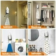 thumbnail image 6 of Cosmug Ironing Board Hanger Wall Mount Storage Organizer Heat Resistant Electric Iron Holder with Cord Pocket Laundry Room Closet Door Hook Space Saver Rack, 6 of 9