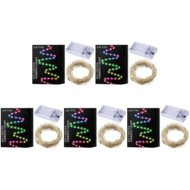 Cadena de luces LED decorativas RGB Full Sky Star para decoración de Año Nuevo