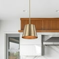 thumbnail image 4 of Nuvo Lighting Alexis 1 Light Large Pendant Burnished Brass and Gold Finish - Burnished Brass / Gold, 4 of 16