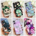 thumbnail image 2 of Motorola Moto E13 4G 2023 E32 E32S Lindo Dinosaurio Patrón De Gato Carcasa Del Teléfono MotoE13 E32 E 32S Funda Blanda De Silicona Negra Gao Jiahui unisex, 2 of 2