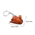 thumbnail image 2 of EGNMCR Keychains Simulation Food Model Food Keychain Student School Bag Pendant Family Party Pendant Key chain, 2 of 2