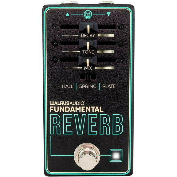 Walrus Audio Fundamental Series Reverb Effects Pedal - Black