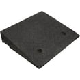 thumbnail image 1 of Threshold Ramp, Rubber Car Curb Ramps 6 Inch Rise, Portable Driveway Ramp Anti-Slip Garage Ramp Wheelchair Doorway Threshold Ramp with Slots, for Low Cars(50x38cmx15cm), 1 of 1