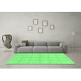 thumbnail image 3 of Ahgly Company Indoor Rectangle Solid Emerald Green Modern Area Rugs, 6' x 9', 3 of 4