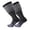 Dark Purple, variant on Plus Size Compression Socks for Men and Women, Extra Large Patterned Nylon Athletic Support Hose, Wide Calf Sports Stockings, Blue, Size 6XL