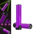 thumbnail image 5 of Bike Handlebar Grips Hand Grip Mtb Cycle Road Mountain Bike Purple, 5 of 5