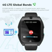 UBABAI Model X 4G Smart Watch 4GB+128GB 13MP+5MP Dual Camera WIFI GPS Android System 1.99 Inch Face Unlock 1050mah Silicone Strap