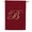 Letter B, variant on America Forever Monogram X House Flag, 28 x 40 inch Double Sided, Personalized Initial Flag, Burgundy Gold Letter Banner