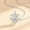 White Golden-white, variant on APIPEE Elegant Vintage 925 Sterling Silver Heart Pendant Necklace with Synthetic Cubic Zirconia, 18K en Plated, Adjustable Chain, Sweet Peach Love Heart Design,