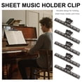 thumbnail image 5 of 5pcs Sheet Music Holder Clip Piano Music Score Clip Music Page Clip Holder Clamp, 5 of 6