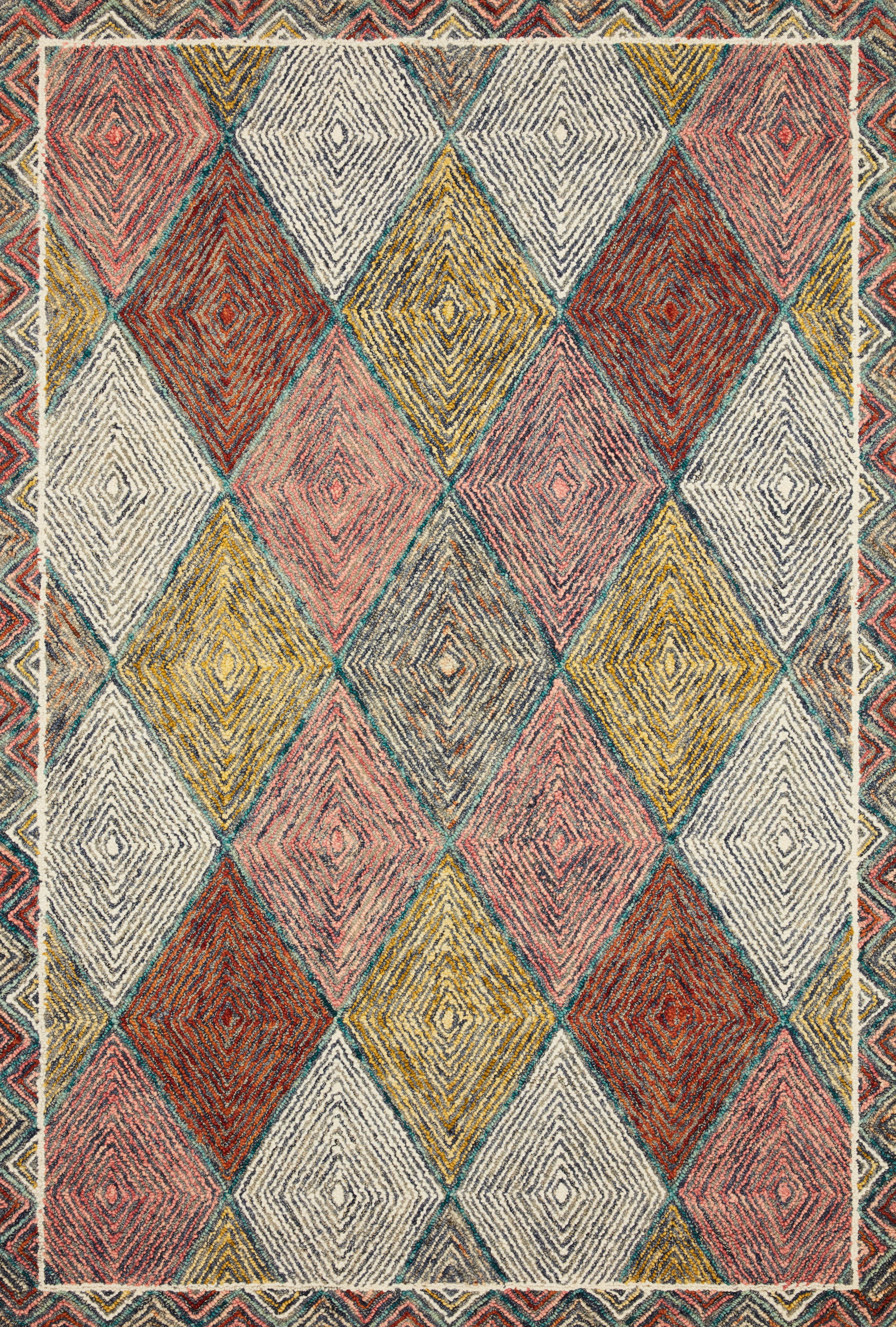 Loloi Spectrum Turquoise / Fiesta 2'-0" x 5'-0" Area Rug