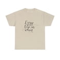 thumbnail image 2 of Unisex Heavy Christmas Valentine Cotton Love Will Keep Us Warm T-Shirt, 2 of 10