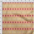 thumbnail image 3 of oneOone Cotton Poplin Fabric Geometric Ikat Print Sewing Fabric BTY 56 Inch Wide, 3 of 4