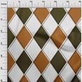 thumbnail image 3 of oneOone Polyester Spandex Brown Fabric Argyle Sewing Craft Projects Fabric Prints By Yard 56 Inch Wide, 3 of 4
