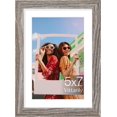 thumbnail image 1 of Vittanly 5x7 Picture Frame, Display Pictures 4x6 with Mat or 5x7 without Mat, Premium Material with Shatter Resistant Plexiglass, Photo Frame for Wall or Table Top Display, Rustic Grey, 1 Pack, 1 of 1