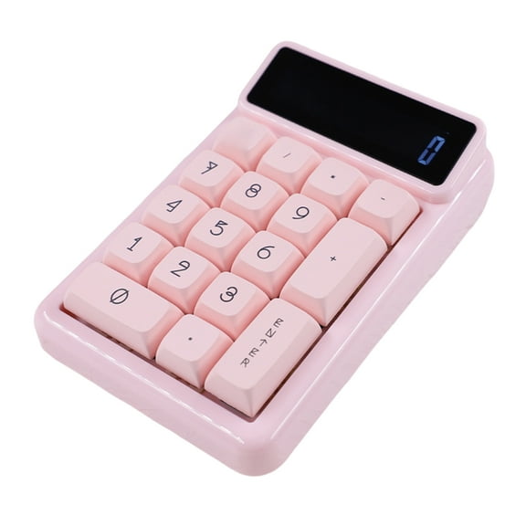Computer Numpad Mechanical Numeric Keyboard with Calculator Function 17Keys and Energy Saving Feature Number Pad