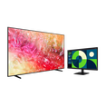 thumbnail image 1 of Combo TV 65'' Samsung 4K DU7010 + Monitor 24'' Essential S3, 1 of 5