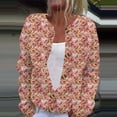 thumbnail image 1 of LOVZFMLL Vestes pour Femmes Mode Blouse Imprimée Manches Longues Sweat à Capuche, 1 of 5