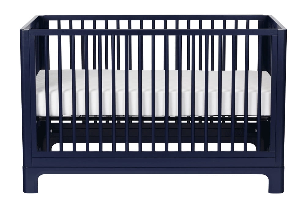 Little Seeds Posey 4-in-1 Convertible Baby Crib , Deep Blue