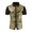 Yellow, variant on Mens 70s 80s Shiny Sequin Shirts Metallic Party Costume Short Sleeve Button Down Shirts Funny Nightclub Tee Shirt