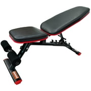 BalanceFrom Heavy Duty Adjustable and Foldable Utility Weight Bench, Lite, 800-Pound Capacity