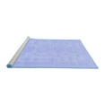 thumbnail image 2 of Ahgly Company Machine Washable Indoor Rectangle Abstract Blue Modern Area Rugs, 5' x 7', 2 of 4