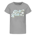 thumbnail image 3 of Whouriu Toddler Girls First Grade T Shirt Letter Print Short Sleeve Back To School T-Shirt, 3 of 4