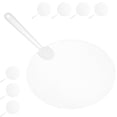 thumbnail image 4 of 8Pcs Blank Fans DIY Painting Fans Transparent DIY Fans Kids Blank Painting Fans PVC Graffiti Fans, 4 of 4