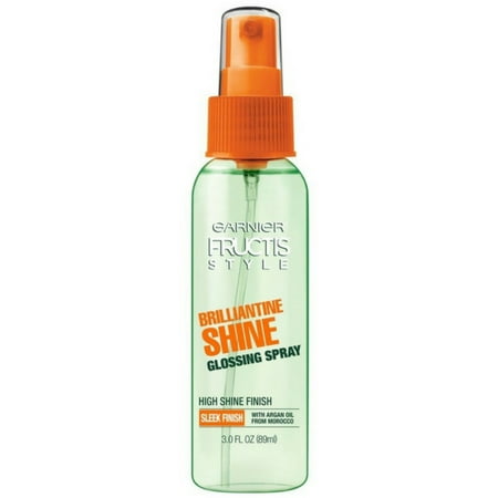 Shine Spray - 2 Pack - Garnier Fructis Style Brilliantine Shine Glossing Spray 3 oz