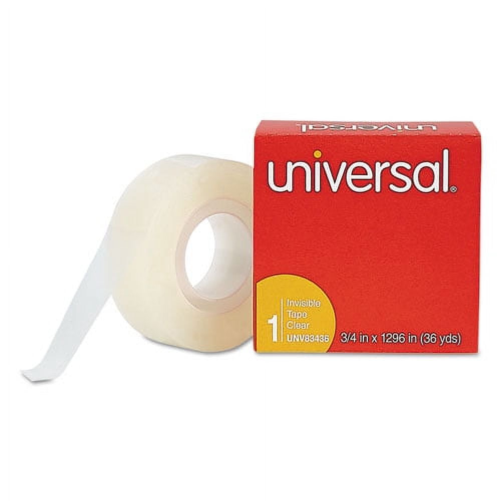 Invisible Tape, 1" Core, 0.75" X 36 Yds, Clear, 12/pack | Bundle of 10 Packs