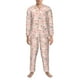 thumbnail image 3 of Balery Chicken And Goose Pijama para Hombre de Dos Piezas con Manga Larga, Conjunto de Dormir y Descanso Suave con Bolsillos-Medium, 3 of 7