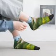 thumbnail image 4 of Salouo Horse Rearing Up In The Field Pattern Unisex Middle Tube Socks,Middle-Finger Knee High Socks Over The Calf Tube Stocking Crew Stockings for Women and Men Tube Socks, 4 of 8