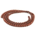 thumbnail image 3 of The Bead Chest Round Red Jasper Beads (6mm): Organic Gemstone Round Spherical Energy Stone Healing Power Crystal for Jewelry Bracelet Mala Necklace Making, 3 of 4