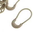 thumbnail image 5 of 2x 10 tiradores de cremallera de en apariencia de U para trabajo , etiquetas de cremallera, reemplazo de extensión de cremallera para cordón, Hugo Cordón de tiradores de cremallera, 5 of 5