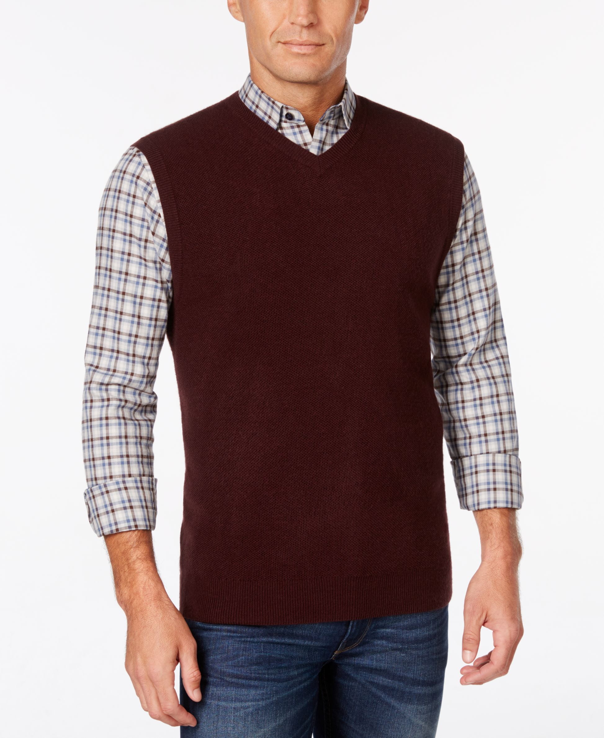 Weatherproof Weatherproof Men's Vintage Big and Tall Sweater Vest