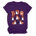 thumbnail image 5 of CAICJ98 Halloween Shirts for Women Cute Ghost Fall Pumpkin Graphic Shirt Short Sleeve Tee Tops, 5 of 5
