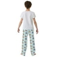 thumbnail image 5 of FORMRS Kids Pajama Pants with Pockets Size 11-12Y Boys Lounge Sleep Bottoms, Colorful Trains, 5 of 8